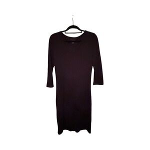 EXPRESS Black Midi Dress